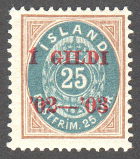 Iceland Scott 48 Mint - Click Image to Close